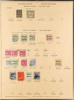 1898 - 1932 COLLECTION Of Mint & Used On Old Album Pages, Note Varieties Such As 1898-00 5c Inverted 'V' For 'A', 1899 5 - Sonstige & Ohne Zuordnung