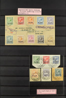 1916-23 OVERPRINTS Used Stamps On 2 Stock Pages Includes The Low Values Set Of Ten (ex 1Â½d) On Censored Front, Also Ano - Nauru