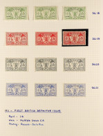 1908 - 1963 VALUABLE COLLECTION On Pages, With English Incl. 1908 'CA' Â½d Mint And Used, 1s Nhm, 1911 Set Mint, 1920-21 - Autres & Non Classés