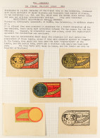 FRENCH MILITARY ESSAYS 1893 By Lt. Col. Delauney, Depicting Crude Portraits Of Queen Victoria And President Carnot, With - Sonstige & Ohne Zuordnung