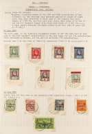 POSTMARKS STUDY COLLECTION Written-up On Pages, With Stamps Incl. Victoria Used In, NSW Used In, Various Cds Types, Paqu - Andere & Zonder Classificatie