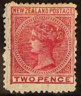 1875 2d Rose Side-face, Star Watermark, SG 179, Mint With Large Part Gum, Slight Discolouration. Cat. Â£850. - Andere & Zonder Classificatie