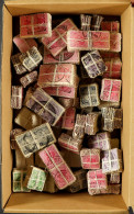 1882 - 1900 BUNDLEWARE Of Used Â½d Black, 1d Rose & 2d Lilac & A Few KEVII Â½d Tied Into Bundles Of 100 Or 50 Pairs (700 - Otros & Sin Clasificación