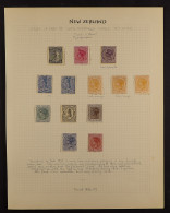 1895-1900 Sideface Perf 11 Complete Set To 1s, With A Few Additional Shades, SG 236/45, Fine Mint, Cat Â£650+ (13 Stamps - Andere & Zonder Classificatie