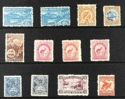 1902-07 Pictorial Perf 11 Complete Set To 1s With Some Additional Listed Shades, SG 308/15, Mint. Cat Â£575 (12 Stamps) - Otros & Sin Clasificación