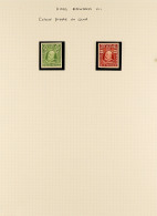 1909 - 1916 KEVII DEFINITIVES COLLECTION Of Chiefly Very Fine Mint Stamps Expertly Annotated And Identified On 5 Album P - Other & Unclassified