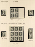 1915 - 1922 RECESS-PRINTED DEFINITIVES SPECIALISED COLLECTION Of Chiefly Very Fine Mint & Some Used Stamps Expertly Anno - Other & Unclassified