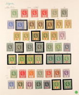 1914 - 1936 MINT COLLECTION On 2 Album Pages Note The 1914-29 Wmk Crown CA Issue Complete To 10s (3, SG 11, 11a, 11d) Wi - Nigeria (...-1960)