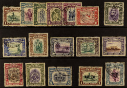 1939 Pictorials Complete Set + 1941 War Tax Set, SG 303/317, 318/319, Fine Used, Cat  Â£730 (15 Stamps) - Nordborneo (...-1963)