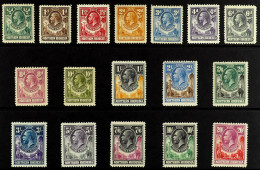 1925-29 Definitives Complete Set, SG 1/17, Very Fine Mint. Cat Â£800 (17 Stamps) - Rhodésie Du Nord (...-1963)