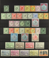 1908 - 1935 MINT COLLECTION On Black Protective Page, Note 1908-11 Vals To 2s6d, 1913-21 Vals To 2s6d With Extra SG List - Nyassaland (1907-1953)