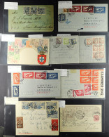 1812 - 1940's COVERS STOCK Priced To Sell At $1550+ Incl. 1812 EL From Lisbon To Madeira With References To American Emb - Other & Unclassified