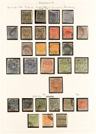 1892 - 1913 USED COLLECTION On Pages, Substantial Ranges Include Additional Shades, Postal & Fiscal Cancellations, Many  - Otros & Sin Clasificación