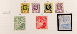 1912 - 1937 MINT COLLECTION On 2 Album Pages, Note 1912 Set, 1913 Set, 1922 Set, 1922-37 'Badge' Set To 10s Incl The 1Â½ - St. Helena