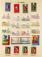 1970 - 2013 MINT COLLECTION In An Album (some Stamps Never Hinged) Near- Complete (800+ Stamps And 59 M/sheets & Sheetle - Isla Sta Helena