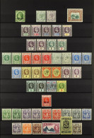1882 - 1938 MINT COLLECTION On A Stock Page With 1882-84 Â½d Green SG 25, 1891-98 Die II Â½d And 1d SG 43/44, 1902 2d Co - St.Lucia (...-1978)