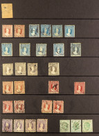 NATAL 1857 TO 1908 COLLECTION Of Used Stamps, Incl. 1857-61 3d Embossed, 1859-65 Chalon Issues (27), 1867 1s, 1869 'Post - Ohne Zuordnung