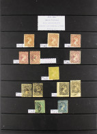 TRANSVAAL 1878 - 1909 COLLECTION Of Mint & Used On Black Protective Pages (approx 300 Stamps) - Unclassified