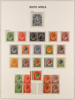 1910 - 1961 NEVER HINGED MINT COLLECTION In A Davo Hingeless Stamp Album With Just Two Empty Spaces Left To Fill (both I - Unclassified