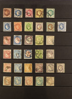 1862 - 1867 COLLECTION Of Used Stamps Including 1862 4c To 2r Incl 19c, 1864 Complete Set All With 4 Margins, 1865 Imper - Otros & Sin Clasificación