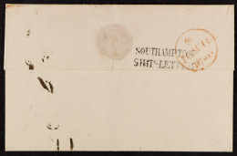 STAMP - SOUTHAMPTON SHIP LETTER 1840 (1st August) A Wrapper From New York To London, Carried By The 'British Queen', Cha - ...-1840 Vorläufer