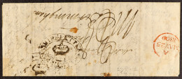 STAMP - 1809 ROCHESTER SHIP LETTER (April) Entire Letter From Cartagena To Birmingham, Showing Two Fair Strikes Of The C - ...-1840 Vorläufer