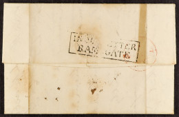 STAMP - 1827 INDIA LETTER RAMSGATE (Feb) An Entire Letter 'pr. Juliana' From Madras To Cape Town, Redirected To London,  - ...-1840 Prephilately