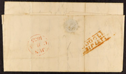 STAMP - 1835 GOOLE SHIP LETTER (June) An Entire Letter From Hamburg To Edinburgh, Rated 1/8, And Endorsed 'p. Goole Stea - ...-1840 Prephilately