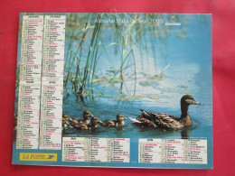 CALENDRIER ALMANACH 2000 CANARDS COLVERTS OBERTHUR - Formato Grande : 1991-00