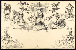 1840(c) 'FORES'S' COMIC ENVELOPE NO.1' By John Leech Depicting Opium Traders, Slavery Etc, Reprint By Deraedermaeker. Cl - Otros & Sin Clasificación