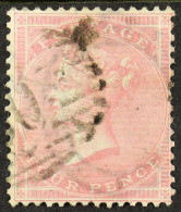 1855-57 4d Pale Carmine Wmk Medium Garter On Thin White Paper With WATERMARK INVERTED,Â  SG 64wi, Fine Used. Cat Â£1,200 - Other & Unclassified