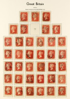 1858-79 1d Reds Complete Set Of Plate Numbers From 71 To 225 (no 77) Used Including Some Cds Cancellations, The Plate 22 - Andere & Zonder Classificatie