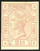1878 2Â½d Rosy Mauve, Plate 11, SG 141 (Spec. J12), IMPRIMATURE 'AE', Fine Never Hinged Mint, Only 22 Examples Possible. - Autres & Non Classés