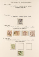 1883-84 Â½d To 3d, 5d And 6d, Good To Fine Used. Cat. Â£600. (7 Stamps) - Sonstige & Ohne Zuordnung