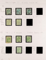 1902 - 1913 SPECIALIZED USED COLLECTION Of Fine Dcs Used Stamps On Pages, Identified As Per The SG Specialized Listings  - Sin Clasificación