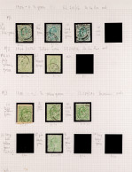 1902 - 1913 SPECIALIZED USED COLLECTION Of Fine Dcs Used Stamps On Pages, Identified As Per The SG Specialized Listings  - Ohne Zuordnung