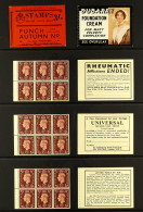 BOOKLET 1938 3s, SG BD 22 Edition 367, Disassembled For Display But Thread Present, Writing On Cover And Panes Hinged. C - Non Classés