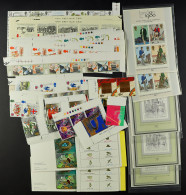 MINT STAMPS IN ALBUM On Pages And Loose. Apart From A Handful, All Stamps Are Commemoratives And Are Mainly From The 80s - Sonstige & Ohne Zuordnung