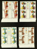 TRAFFIC LIGHT BLOCKS AND GUTTER PAIRS With Some Traffic Light Gutter Pairs, A Few Single Stamps, And Oddments. The Block - Sonstige & Ohne Zuordnung