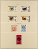 GUERNSEY COLLECTION. Mint Stamps From 1969 To 1988 In Lindner Album And In Presentation Packs. Also 56 FDCs In Lindner A - Altri & Non Classificati