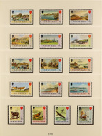 ISLE OF MAN 1973 - 1982 MINT COLLECTION Â Lindner Album With Slip Case With Very Few Stamps Missing, Also Includes A Few - Andere & Zonder Classificatie