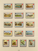 ISLE OF MAN 1973 - 1982 MINT COLLECTION Â Lindner Album With Slip Case With Very Few Stamps Missing, Also Includes A Few - Sonstige & Ohne Zuordnung
