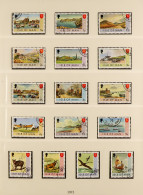 ISLE OF MAN 1973 - 1982 VERY FINE USED COLLECTION In Lindner Album With Slip Case With Very Few Stamps Missing, Also Inc - Autres & Non Classés