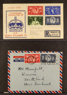 1953 - 2000 COLLECTION IN BINDERS. Chiefly Royal Mail But Includes Other. Many Unaddressed. (Approximately 430 Covers) - FDC