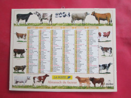 CALENDRIER ALMANACH 2004 VACHES OBERTHUR - Grossformat : 2001-...