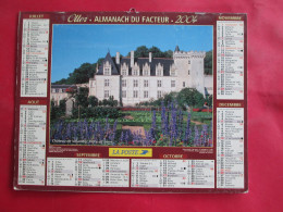 CALENDRIER ALMANACH 2004 CHATEAU DE VILLANDRY +  CHATEAUDE LA TREYNE OLLER - Big : 2001-...