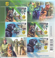 2022. Belarus, Service Dogs Of The Border Guard Service Of Belarus, S/s,  Mint/** - Wit-Rusland