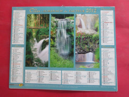 CALENDRIER ALMANACH 2012 CASCADES OLLER - Grossformat : 2001-...