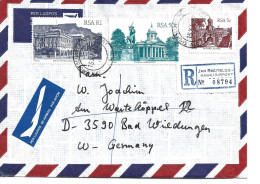 South Africa - Airmail. Cover Sent To Germany 1987.  H-1992 - Poste Aérienne