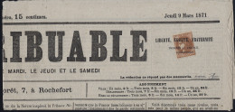 J EMISSION DE BORDEAUX - 1870 Bordeaux Printing